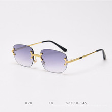 New Retro Metal Color Film Women′s Fashion Hip-Hop Style Sunglasses for Men